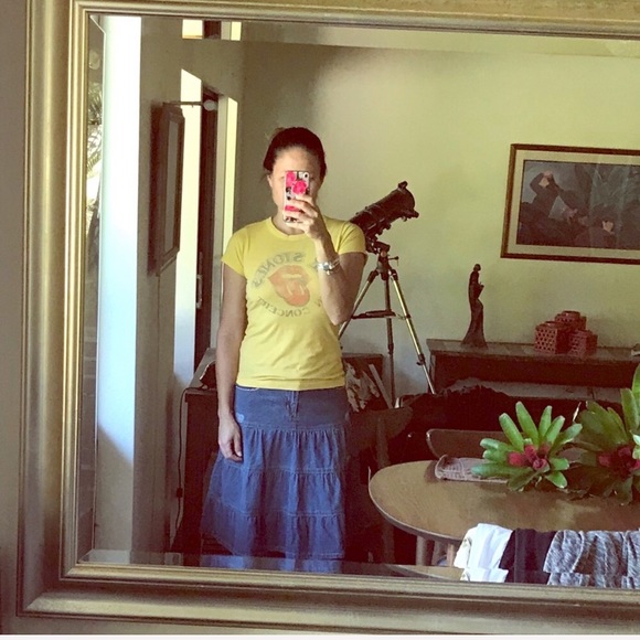 DENIM PEASANT/PRARIE MIDI SKIRT🦋 - Picture 8 of 8